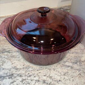 Corning Cranberry Vision 5L Cook Pot/Dutch Oven
